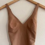 SKIMS Body Unlined Plunge Thong Bodysuit in Sienna, Size XS Photo 1
