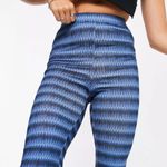 ASOS NWT DESIGN Blue Flare Pant In Ombre Texture Photo 2