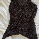 Essential New Years Eve : black starry night top Photo 0