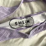 SheIn Lilac Ribbed Bikini Set | Ring Detail | Cutout Swim | Size S/M Photo 3