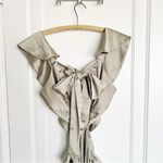 Show Me Your Mumu SMYM • Zoey Midi Dress bridesmaid gown Show Me The Ring champagne Luxe Satin Photo 8