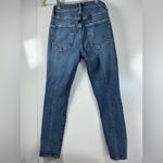 AGOLDE  Blue Distressed Straight Leg Jeans Photo 3