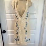 Billy T abiba mini dress Morning Tied Shoulder 12 NWT Blue Photo 5