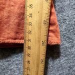 Wearables Orange Linen Cotton Wide Leg Pants Womens Medium Foldover Waist Boho Photo 2