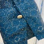 ZARA Ruched Sexy Lace Elegant Black Long Sleeve With Gold Touch Women's blouse Photo 14