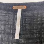 Free People Summer Lovin Top Black Linen Blend Oversized  Blouse small Photo 4