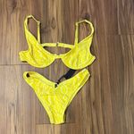 Kendall + Kylie yellow swirl bikini Photo 0