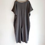 Beachwood Kaftan Jumpsuit Charcoal Gray Oversized O/S Cotton Gauze Size undefined Photo 5