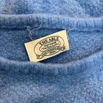 The Able Knitwear Blue Cropped Sweater Wool Mohair Size M Photo 4