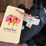 Entro NWT  black strapless ruffle romper Photo 5