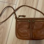 Fossil Brown Leather Crossbody Photo 0