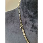 Women's Red Gemstone Statement Necklace With Gold Chain And Lobster Clasp Lock Photo 5