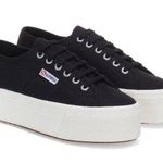 Superga Black  Platform Sneakers Photo 0