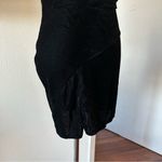 ASOS  DESIGN cowl front velvet mini dress with lace up back Photo 5