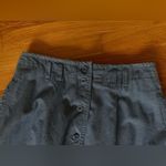 Vtg Y2K Denim Midi Skirt size Large Button Front Pockets Long Slit 90’s … Blue Photo 2