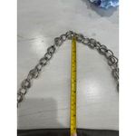 Sondra Roberts Zipper Trim Chain Strap Clutch Bag Evening Party Purse Photo 6