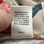 Mixit  Pull-On Stretch Cropped Pants Faux Pockets Floral Print XL Photo 3