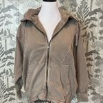 Free People Movement  All Your Love Hoodie soft green grey Oversized Jacket Sz S Photo 8