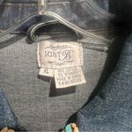 Just B Beaded Jean Jacket Blue Size XL Photo 4