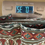 Melange Sleeveless Tunic Top Small | Boho Floral Geometric Ethnic Print V Photo 12