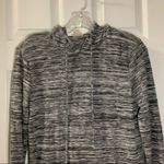 Mossimo Heathered Grey Knit Split Back Hoodie size XS Gray Photo 4