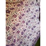 Boho Paisley Floral Print Scarf Wrap Purple White Blue Lightweight whimsi y2k Photo 2