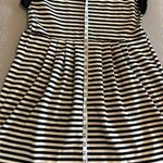 Eyeshadow  dress Black and white striped pleated dress preloved Photo 3