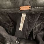 Free People NWT  Love Language Low Rise Vegan Leather Pants Photo 7