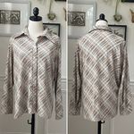 Vintage 70s Ultriana Polyester Dagger Barrymore Collar Button Shirt L Brown Size L Photo 1