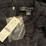 J.Crew women’s Lace mockneck top with camisole long sleeve black Size 2 NWT Photo 5