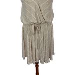 Ocean Drive ‎ Cream Dress Large Casual Resort Boho Beach Spaghetti Strap Photo 2