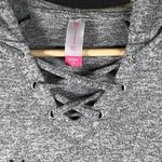 No Boundaries Owl Grey Hoodie Pullover Long Sleeve Shirt Photo 5