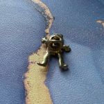 Vintage Gold Tone Whimsical Clown Pin Brooch Fun Festive Accessory Retro 90s Photo 3