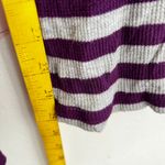 Gap Purple Striped Thermal Long Sleeve Top Y2K 2000s Retro Grunge Small Photo 4