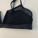 l*space NWOT L* Black Ribbed & Mesh Sadie Bikini Top Photo 10