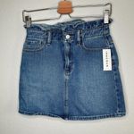 PacSun Womens Denim Cotton Mini Skirt Size 25 Blue Photo 3