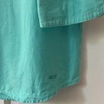 Vineyard Vines  Seafoam Green Linen Blend Popover‎ Tunic Top Shirt Sz Large Photo 2