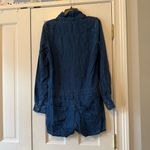 Paige NWT Denim Arley Tie Front Romper in Chamberlain Size Medium Photo 3