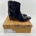 Free People NEW IN BOX New Frontier Western Boot Black Patent Leather Size 40 Photo 2