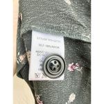 Skylar + Madison NWT Skaylar Madison Puff Sleeve Floral Wrap Mini Dress Green Women's Size Small Photo 5