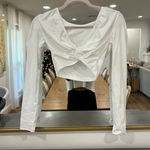 SheIn White Twist Top Photo 0