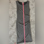 Leith  by Nordstrom ruched body-com Gray Sleeveless dress‎ size XXS Photo 5