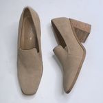 Joie  Wevenly Suede Style Tan Neutral Block Heel Loafer Shoes S-019 Sz 8 NWOB Photo 1