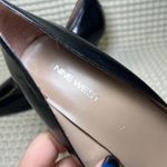 Nine West Womens Black Leather Pointed Toe Block Heel Pumps Size 11M Photo 3