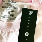 ASOS Daisy Street Light Pink Inspirational Graphic Print Short Sleeve Shirt XS Photo 4