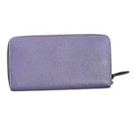 Coach Lavender Leather Zip Wallet Photo 1