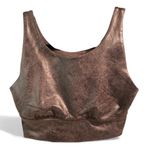 Aerie  Metallic Bronze Sports Bra- Size X Small Photo 0
