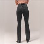 Abercrombie & Fitch Washed Black Grey Ultra High Rise Vintage 70s Flare Jeans 33 Photo 1