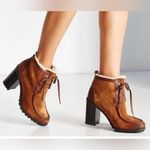 Sam Edelman  Festival Boho Brown Heel Suede Shoes Photo 1