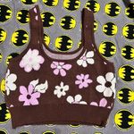 Kendall + Kylie Floral Brown Knit Tank Top Pacsun  :BOX L: Photo 5